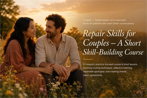 Repair Skills for Couples — A Short Skill-Building Course