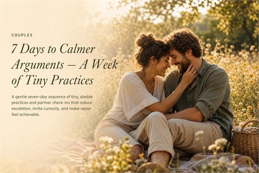 7 Days to Calmer Arguments — A Week of Tiny Practices